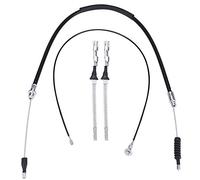 Qiilu Cable de freno de mano trasero 4 piezas para C 1.0, 1.2 & 1.3 CDTi