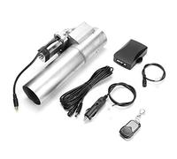 Qiilu Control Remoto de válvula de Corte en E de Tubo de Bajada de Escape eléctrico de Acero Inoxidable de 2,5 Pulgadas V5p478