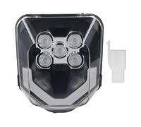 Qiilu Faro LED de Motocicleta para Husqvarna FC TC 2017-2022 para Husqvarna TE 250 300 2014-2016 35W Reemplazo de Montaje de Luz de Conducción de Motocicleta Impermeable de Alto Brillo