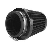 Qiilu Filtro de Aire de Motocicleta, Filtro de Aire de Seta, Accesorio Universal Modificado(48MM)