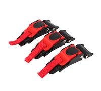 Qiilu Hebilla para Casco, 3X Clip de Velocidad para Casco de Motocicleta Correa de Barbilla de liberación rápida Botón para Tirar de la Bicicleta