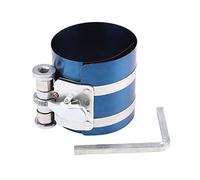 Qiilu Instalador de Pistones, Alicates para instalar el compresor del anillo del pistón del motor del coche kit de extracción de carraca ajustable para instalador de pistones 53 mm - 125 mm