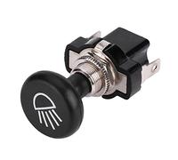 Qiilu Interruptor de luz de Empuje de Coche, Interruptor de luz de Tirador de Faro de Coche de 12 V, interruptores de botón de Coche, interruptores para Cart EZ_GO Club Car