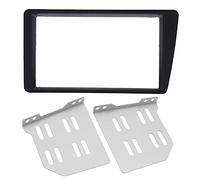 Qiilu Kit de Tablero de Instalación de Doble DIN, 2 Din Radio Estéreo Fascia Dash Frame Trim Reemplazo para Honda Civic LHD 2001-2005
