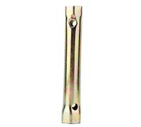 Qiilu Llave de bujía doble extremo 16 mm y 18 mm, fabricada en acero duradero, diseño ergonómico compacto, apta para mantenimiento motores plomería, 365 días