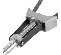 Qiilu Llave de filtro de aceite, herramienta de extracción de llave de correa de extracción de filtro de aceite de camión de coche ajustable de aluminio de 60 mm a 120 mm