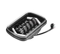 Qiilu Luz Cuadrada LED de 7 Pulgadas para Coche de Delanteros para Automóvil Faros Delanteros LED de Luz Cuadrada Haz Alto/Bajo para 5x7 Pulgadas Faro de Coche