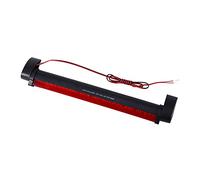 Qiilu Luz de Freno LED Coche Tercera Luz de Freno Tira LED Coche del Automóvil Universal 32 LED Rojo Coche Montaje Alto Tercer Freno Luz Trasera Luz de Advertencia 12V