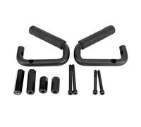 Qiilu Manija del enchufe del coche, Manija del enchufe del coche, accesorio de la manija delantera del coche de aleación de aluminio adecuado para Jeep wrangler JK 2/4 puerta 2007-2019