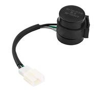 Qiilu Motocicletas Faros Indicadores, Intermitente Redondo Intermitente Intermitente 3 Pin para GY6 Motocicletas Scooters Ciclomotor ATV