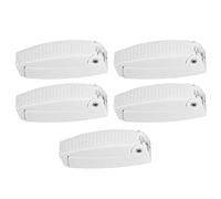Qiilu Pestillo para Puerta de Equipaje con Clip para RV y Caravana Remolque Equipaje Puerta Clip 5 Piezas