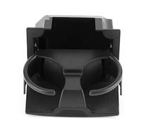 Qiilu Portavasos de la consola central trasera, 96965 - ZP00D, almacenamiento de botella de ABS gris + negro apto para Nissan Frontier/Pathfinder/Xterra US