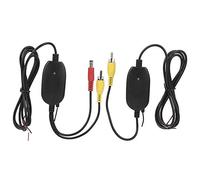 Qiilu Receptor de cámara de visión Trasera, Kit de Receptor inalámbrico de transmisor de Video RCA 2.4G Accesorio para cámara de Respaldo de Vista Trasera del automóvil
