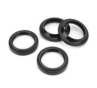 Qiilu Retenes de Aceite de Horquilla Delantera, Kit de Sellado Antipolvo de Aceite de Horquilla Delantera 41x53x8/10,5 Mm Reemplazo para XVS650 V Star YZF-600R
