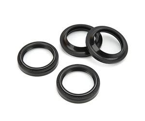 Qiilu Retenes de Aceite de Horquilla Delantera, Kit de Sellado Antipolvo de Aceite de Horquilla Delantera 41x53x8/10,5 Mm Reemplazo para XVS650 V Star YZF-600R