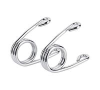 Qiilu Seat Springs Gold/Silver 3.5"Chrome Custom Torsion Seat Springs para motocicleta Chopper Bobber