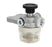 Qiilu Separador de Agua con Filtro de Combustible, A0000907350 Separador Universal de Aceite y Agua para automóviles Bomba Auxiliar Manual