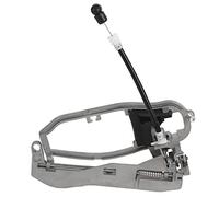 Qiilu Soporte de manija de puerta de coche, para X5 Off-road E53 soporte de manija de puerta Carcasa de manija (Trasera izquierda)