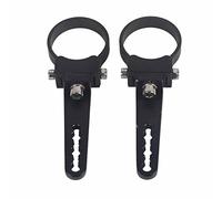 Qiilu Soporte de Montaje de luz de Trabajo de 1 "-3", Soporte de Abrazaderas de Barra de Toro/Barra de Tubo de Aluminio Car Truck Off Road(2 Inches)