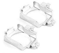 Qiilu Soportes adaptadores H7, par de Bombillas LED para Faros Delanteros de Coche H7 Soporte de Base de Enchufe de retención Adaptador Accesorio automotriz de Acero Inoxidable para -