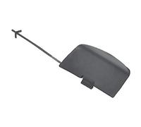 Qiilu Tapa de remolque del parachoques delantero, Tapa de la cubierta del gancho de remolque del parachoques delantero del coche sin pintar 735456794 Apto para 500 07-15