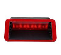 Qiilu Tercera Luz de Freno LED 12V Coche Universal Luz de Freno Trasero Coche Luz Trasera de Freno de Remolque de 5 LED Montaje Alto Trasero Parada de Freno Luz de Freno Montada en Alto Rojo