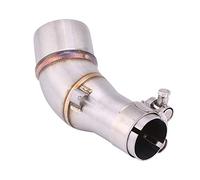 Qiilu tubo de escape intermedio motocicleta deslizamiento en escape medio enlace manguera adaptador para R25 R3 2013-2016