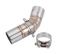 Qiilu Tubo Medio de Escape de la Motocicleta Tubos de Escape para motopara Z900 2017-2018