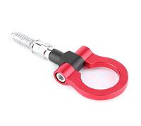 Qiilu Universal Auto Enganches de remolque Aleación de aluminio Gancho de remolque delantero del anillo