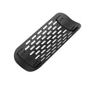 Qiilu Universal Cubierta del escudo del calor del tubo del silenciador de escape de motocicleta(negro)