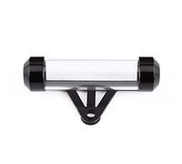 Qiilu Universal Motocicleta Moto Asegure el tubo de disco fiscal Cylindrical Holder Frame Impermeable(negro)