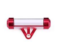 Qiilu Universal Motocicleta Moto Asegure el tubo de disco fiscal Cylindrical Holder Frame Impermeable(rojo)