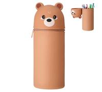 Qiimenguer Estuche Kawaii, marrón, Bär, Animal