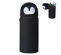 Qiimenguer Estuche Kawaii, Negro , Pinguin, Animal