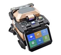 QIIRUN Fusionadora de Fibra Optica Fusion Splicer, Kit de Soldadura Empalmadora De Fibra óptica con Pantalla Táctil de 4,3 para Proyecto FTTH (6481B)