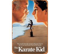Qiixiip Retro Metal Sign Vintage Tin Sign Karate Kid Movie Poster para Wall Decor Cafe Bar Office Arte de arte en casa Regalo 12 x 8 pulgadas