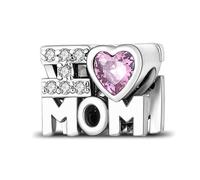 QIKAOLA 925 abalorios de plata esterlina para Pandora pulseras collar colgante de animales cuentas Compatible con pulseras y collares europeos para las mujeres niñas