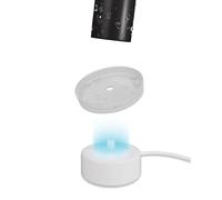 Qikfresh Funda de silicona para base Philips tipo HX6110 | Funda higiénica reutilizable para base de carga de cepillo eléctrico - compatible con carga - transparente esmerilado
