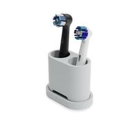 Qikfresh - Portacepillos y portaescobillas de 2 Piezas | para Cabezales de cepillos dentales de Oral B, iO, Philips Sonicare, Waterpik, Fairywill | Fabricado en Silicona Apta para Alimentos