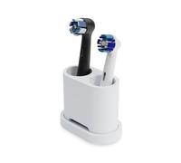 Qikfresh - Portacepillos y portaescobillas de 2 Piezas | para Cabezales de cepillos dentales de Oral B, iO, Philips Sonicare, Waterpik, Fairywill | Fabricado en Silicona Apta para Alimentos