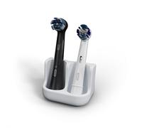 Qikfresh - Soporte para 2 cepillos | Fara Cabezales de cepillos dentales de Oral B, iO, Philips Sonicare, Waterpik, Fairywill | Fabricado en Silicona Apta para Alimentos (Blanco)
