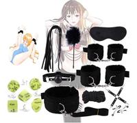 QiKKago ̣ σ α Juego De 10 Piezas De Nailon Negro con 5 Dados ¡Muestre Su Encanto Único! ̣ σ α