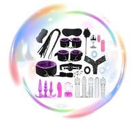 QiKKago 25 Conjunto De Accesorios De Entrenamiento De TraccióN con Correa De Entrenamiento De Yoga ExtraíBle - Accesorios De Fitness - Z + 10 (PúRpura)