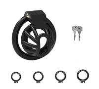 QiKKago Accesorio De Jaula Especial Negro, 4 Diferentes TamañOs De Anillos De Ejercicio para Mejorar La Dureza Y La Resistencia, Herramienta Ligera Y CóModa - H16