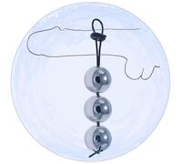 QiKKago Accesorios Multifuncionales De Cuerda De TensióN De Bola De Acero Inoxidable De TamañO MúLtiple, Herramientas Auxiliares De Entrenamiento Masculino + Y4.3 (25mm)