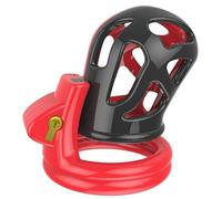QiKKago Accesorios Multifuncionales De Jaula De Fitness De PláStico Rojo Y Negro, Entrenamiento De Fuerza Muscular, Regalos para Parejas - H1
