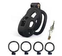 QiKKago Accesorios para Jaulas De Fitness Negras con 4 Anillos De Diferentes TamañOs para Mejorar La Resistencia, Mejorar El Rendimiento Duradero Y La Dureza Muscular, Regalo para Parejas - H1