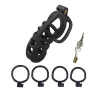 QiKKago Accesorios para Jaulas De Fitness Negras con 4 Anillos De Diferentes TamañOs para Mejorar La Resistencia, Mejorar El Rendimiento Duradero Y La Dureza Muscular, Regalo para Parejas - H1