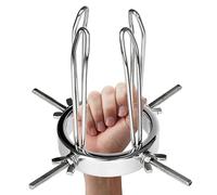 QiKKago Acero Inoxidable Multifuncional 4 Lados Estiramiento Entrenador Accesorio, TamañO De Apertura Ajustable, Regalo De Pareja - K + 6