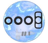 QiKKago Anillo De Alta Elasticidad De Forma Especial De 4 Piezas para Estiramiento Y Formación De Cuerpo